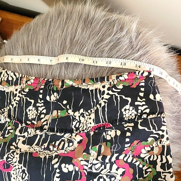 100% Silk Vintage Pringle Skirt - Picture 5 of 6